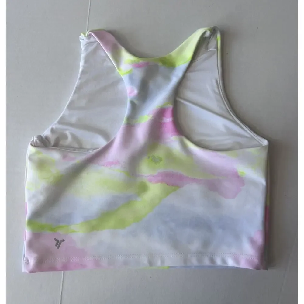 Athleta Girl Old Navy Size M 8-10 Cropped Tank Tops Sports Bra Lot of 3